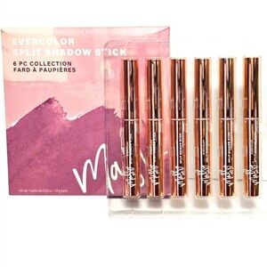 Mally Beauty Evercolor Split Shadow Stick – 6 Piece Collection (New in Box)